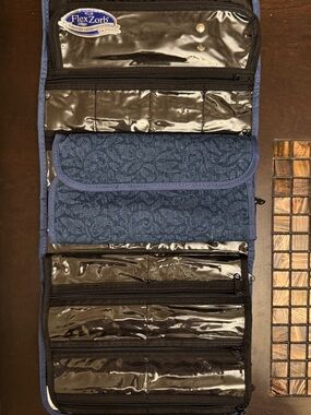 PreZerve Blue Travel Jewelry Organizer